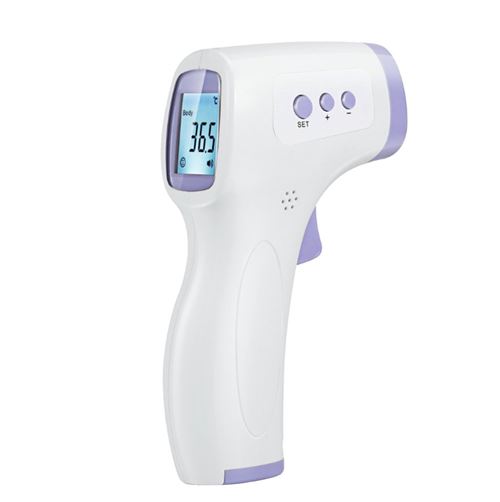 Thermomètre infrarouge numérique sans contact corporelle - Blanc
