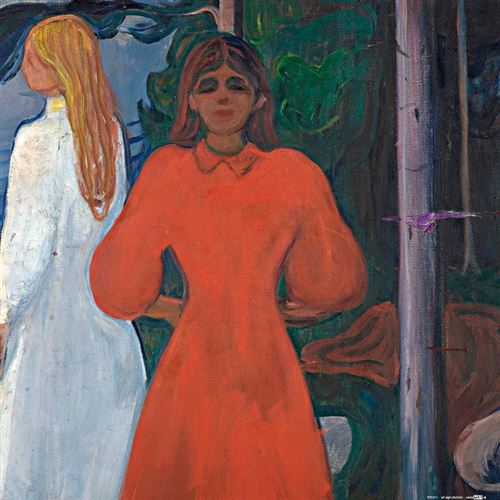 Edvard Munch Poster Reproduction - Rouge Et Blanc, 1899–1900 (40x40 cm)