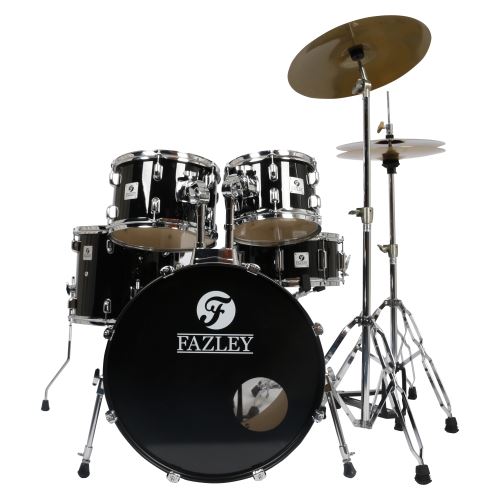Fazley FDK-100-BK Spirit Basic Black batterie acoustique 5 pièces