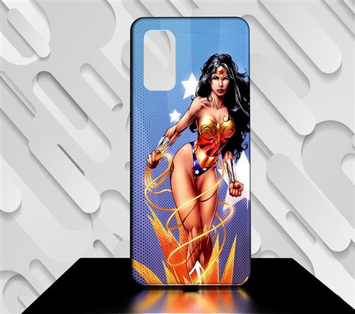 Coque pour Galaxy PLUS S20+ WONDER WOMAN COMICS 08