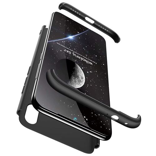 Coque bumper Etui Samsung Galaxy A71 intégral avec film protection écran verre trempé. Couleur noir - Accessoire pochette XEPTIO