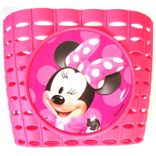 Panier à vélo Disney Minnie Mouse rose