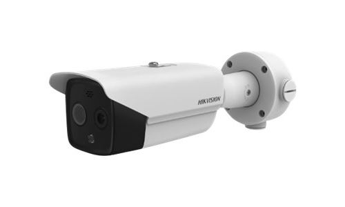 Hikvision DeepinView Thermal & Optical Network Bullet Camera DS-2TD2617-10/PA - Caméra de surveillance thermique / réseau - couleur (Jour et nuit) - 2688 x 1520 (optique) / 160 x 120 (thermique) - Focale fixe - audio - composite - LAN 10/100 - MJPEG, H.