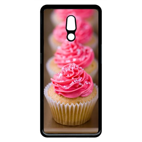 Coque My-Kase pour Reno - quatre petits cupcakes - Plastique Noir