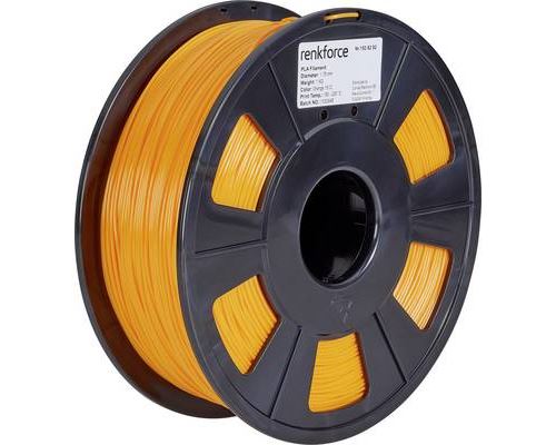 Renkforce RF-4511208 Filament PLA 1.75 mm 1000 g orange