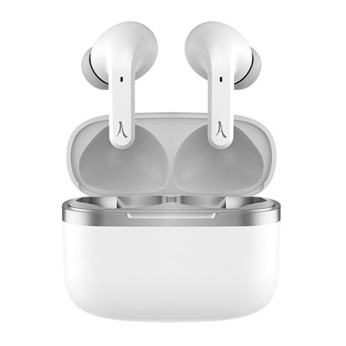 AKASHI Ecouteurs Premium Sans Fil Bluetooth Blanc