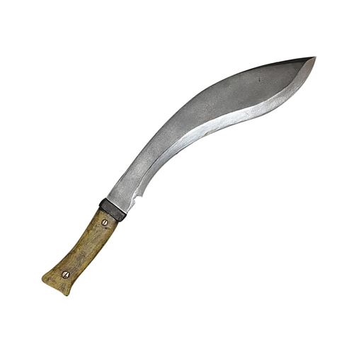 Accessoire de déguisement - couteau boucher courbé pvc lame brillante - ACC-BLA