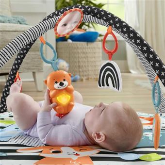 FisherPrice  Mon Tapis d activités 3 en 1 sensoriel  Tapis Bébé  Des la naissance HBP41 - 1