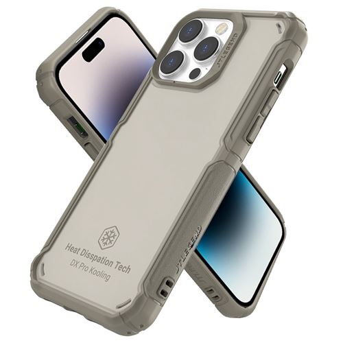 Coque en TPU magnétique, dissipation de la chaleur pour votre iPhone 14 Pro Max - kaki