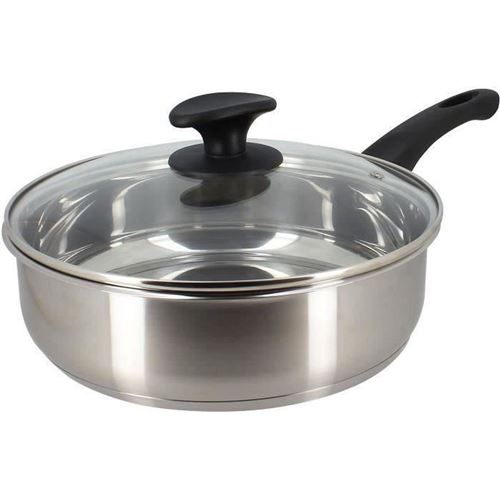 Non Communiqué Acier Sauteuse Inox 28 Cm - Tous Feux Dont Induction