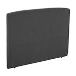 EPEDA Tête de lit Galbe 160cm chenille gris