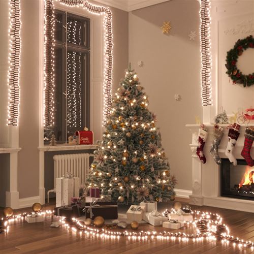 VIDAXL - Guirlande lumineuse LED - 3000 LED - 23m - Blanc chaud - Image 2