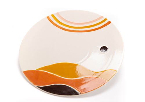 Non Communiqué Blanc Plat 30 Cm Alméria - Amadeus - Grès