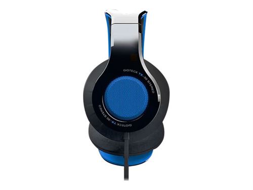 Gioteck TX30 - Écouteurs avec micro - circum-aural - filaire - bleu