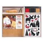 Kit linogravure hiver scandinave - Graine Créative