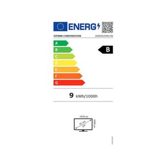 iiyama ProLite XUB2463HSU-B1 - Écran LED - 24" (23.8" visualisable) - 1920 x 1080 Full HD (1080p) @ 100 Hz - IPS - 250 cd/m² - 1300:1 - 3 ms - HDMI, DisplayPort - haut-parleurs - noir, mat