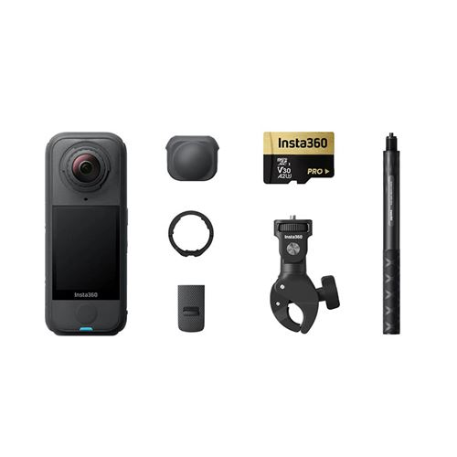 Insta360 Noir Caméra 360 X4 Air Pack Moto Multiview - Neuf - Image 3