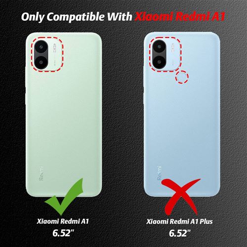 Pack Accessoires Xiaomi Redmi A1/A2 : Coque Silicone Transparente + 2 Verres Trempés - Marque Little Boutik