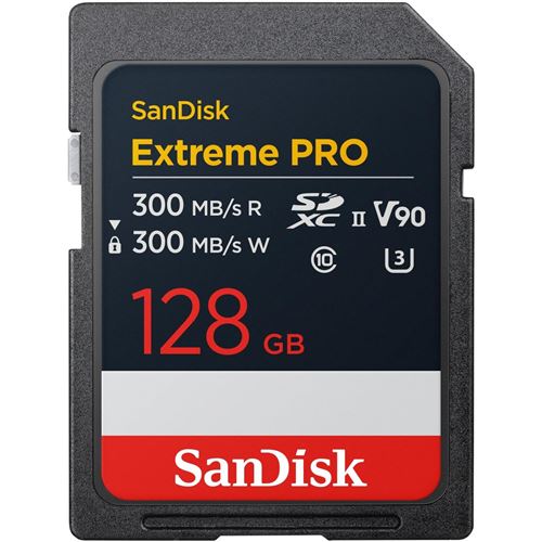 Sandisk Noir Extreme Pro 128 Go Sdxc Uhs-Ii Classe 10 - Neuf - Image 4