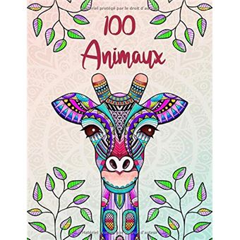 Livre de coloriage Animaux Mandala - Adultes - 100 mandalas - 205 pages Format A4 - 1