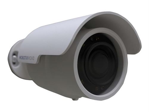 MOBOTIX MOVE - Caméra de surveillance réseau - puce - extérieur - couleur (Jour et nuit) - 5 MP - 1920 x 1080 - 1080p - à focale variable - LAN 10/100 - H.264, MJPEG, H.265 - PoE Class 0