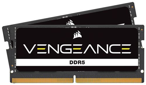 Corsair Vengeance SODIMM DDR5-5600 - 32GB - CL48 - Dual Channel (2 pcs) - Intel XMP - Schwarz