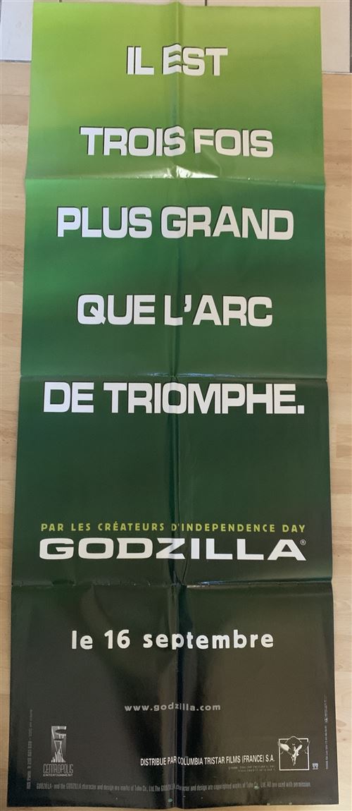Affiche de Cinéma Originale - GODZILLA - 60x160cm