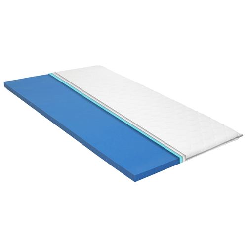 Surmatelas 160x200 NASA Memory Foam Topper 6cm d'épaisseur