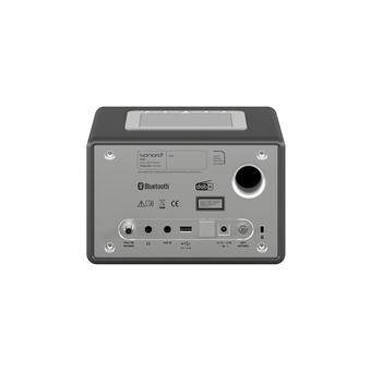 Radio Internet sonoro ELITE avec Lecteur CD, Deezer, Bluetooth, FM, DAB+, Graphite (mat)