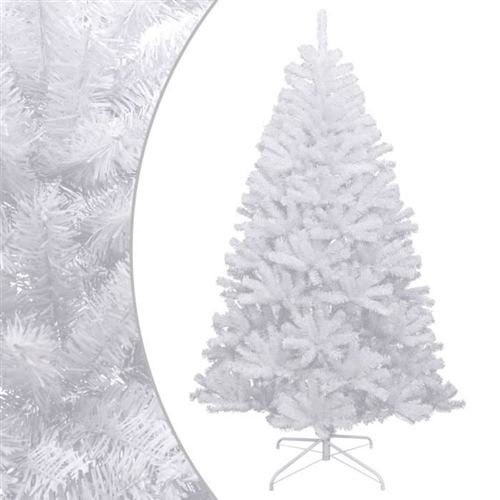 vidaXL Sapin de Noël artificiel à charnières avec neige floquée 180 cm