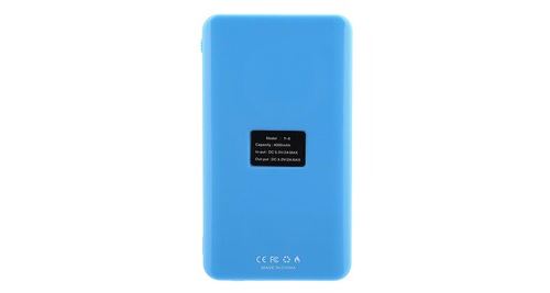 Rétro banque de puissance portable 5000mah console jeu 188 jeux classiques fc 2. 5 écran - bleu