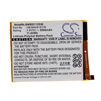 vhbw Batterie compatible avec Huawei Y7 Pro 2018 smartphone (2900mAh, 3,8V, Li-polymère) - 1