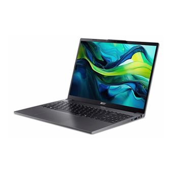 Acer Aspire Go 15 AG15-51P - Intel Core i7 - 1355U / jusqu'à 5 GHz - Win 11 Home - Carte graphique Intel Iris Xe - 16 Go RAM - 512 Go SSD NVMe - 15.3" IPS 1920 x 1200 - Wi-Fi 6 - gris acier - clavier : Suisse Allemand