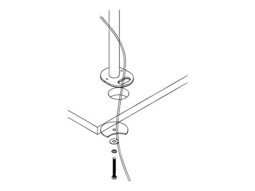 Neomounts FPMA-D960GROMMET Passe-fil pour support de bureau avecun œillet 10-30"