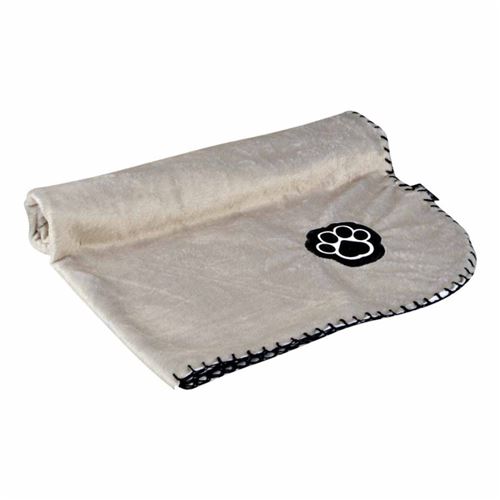 Plaid Polaire pour Chien Patchy 100cm Noisette