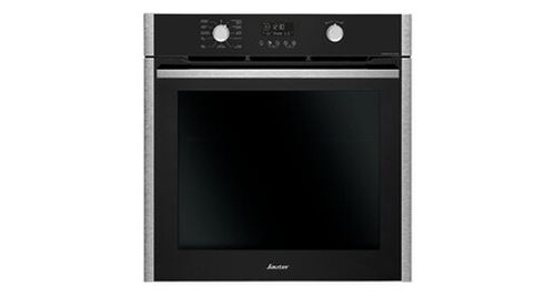Sauter Chaleur Tournante, 68 L, Program. Electr. 2 Manettes, LCD Blanc, Classe A, 10 Positions De Cuisson Dont 3 Vapeurs Et Pain, Guide Saveur 12 Recettes, Contre Porte Plein Verre Demontable, Porte Froide, 2 Modes Pyro Dont Pyro Eco, Fermeture Douce