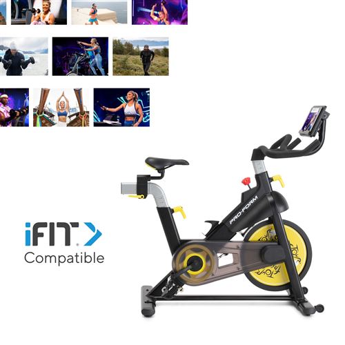 Vélo d'appartement TDF CBC Connecté iFIT/ 16 niveaux de résistance