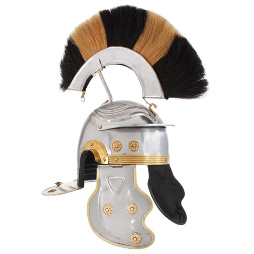 vidaXL - Casque de soldat romain - Acier - Argenté - Image 2