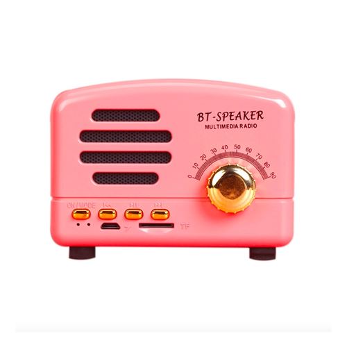 enceinte bluetooth BT01 rose