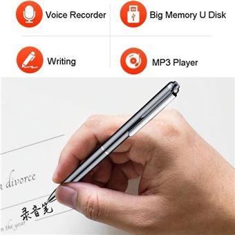 Enregistreur Vocal USB Mini - 32 Go Intégré, Batterie Rechargeable, Pour Réunions Et Interviews
