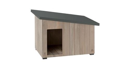 Argo 60 niche pour chien en bois de pin nordique l 57,5 x l 39 x h 46 cm