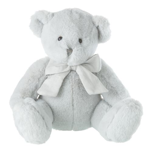 Paris Prix Gris Peluche Enfant Ourson Nœud 20Cm - Image 3