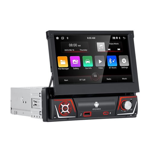 GEARELEC Autoradio Android 7 Pouces avec carplay Android Auto GPS Navigation WiFi Bluetooth RDS 1+32GO