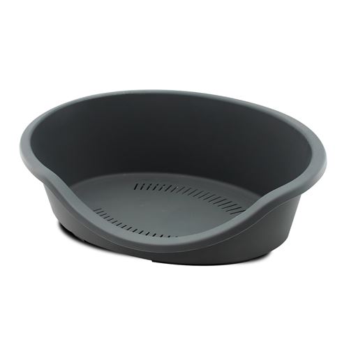 Comparer les prix de Panier pour chien, lit pour chien intérieur/extérieur coloris gris - Longueur 80 x Profondeur 60 x Hauteur 25 cm -JUANIO-
