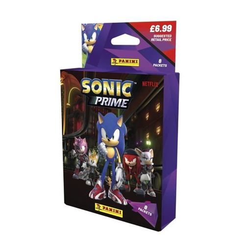 8 pochettes de stickers - Sonic Prime (Netflix)