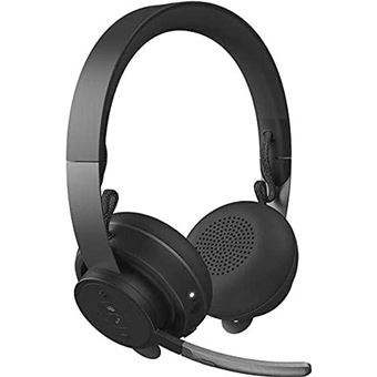 Logitech MS - Micro-casque - sur-oreille - Bluetooth - sans fil - Suppresseur de bruit actif - 1