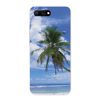 Coque Pour Honor 10 Gel Flexible Plage Paradisiaque 3b