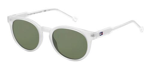 Tommy Hilfiger lunettes de soleil pour enfants avec élastique TH1426/S W7B/QT junior transparent/blanc