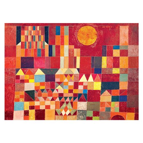 Puzzle Eurographics - Paul Klee : Château et Soleil, 1000 pièces