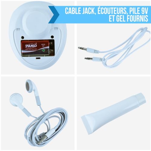 Doppler Foetal Monsieur Bebe Gel Pile Ecouteur Cable Audio Pour Pc Rose Babyphone Achat Prix Fnac